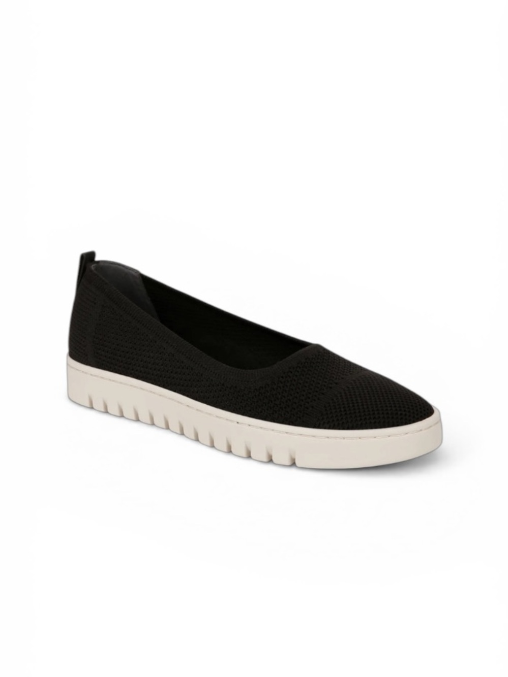 Vionic Uptown Knit Skimmer Flat Black Kint Sz 9.5